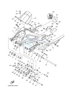 MT09TRA MT-09TRA TRACER 900 (2SC1 2SC2) drawing REAR ARM