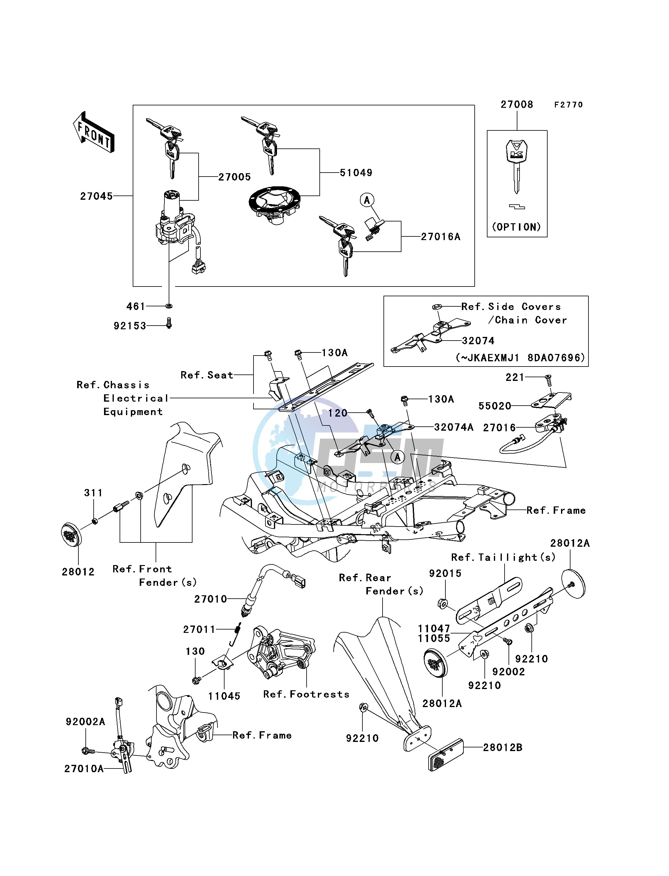 IGNITION SWITCH_LOCKS_REFLECTORS