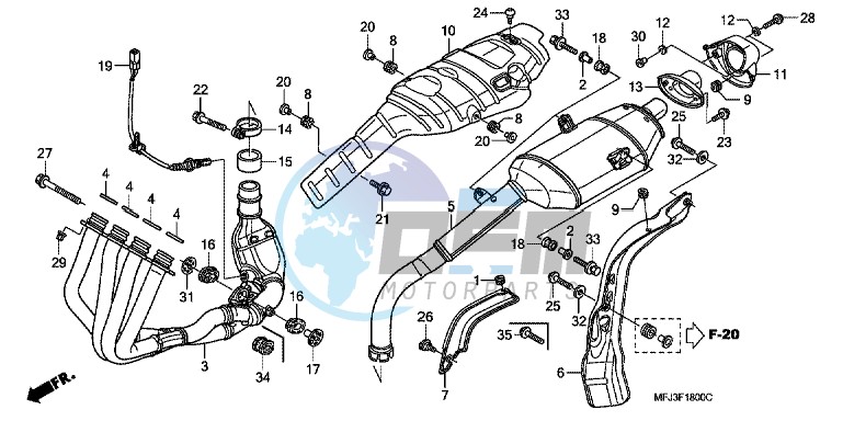 EXHAUST MUFFLER