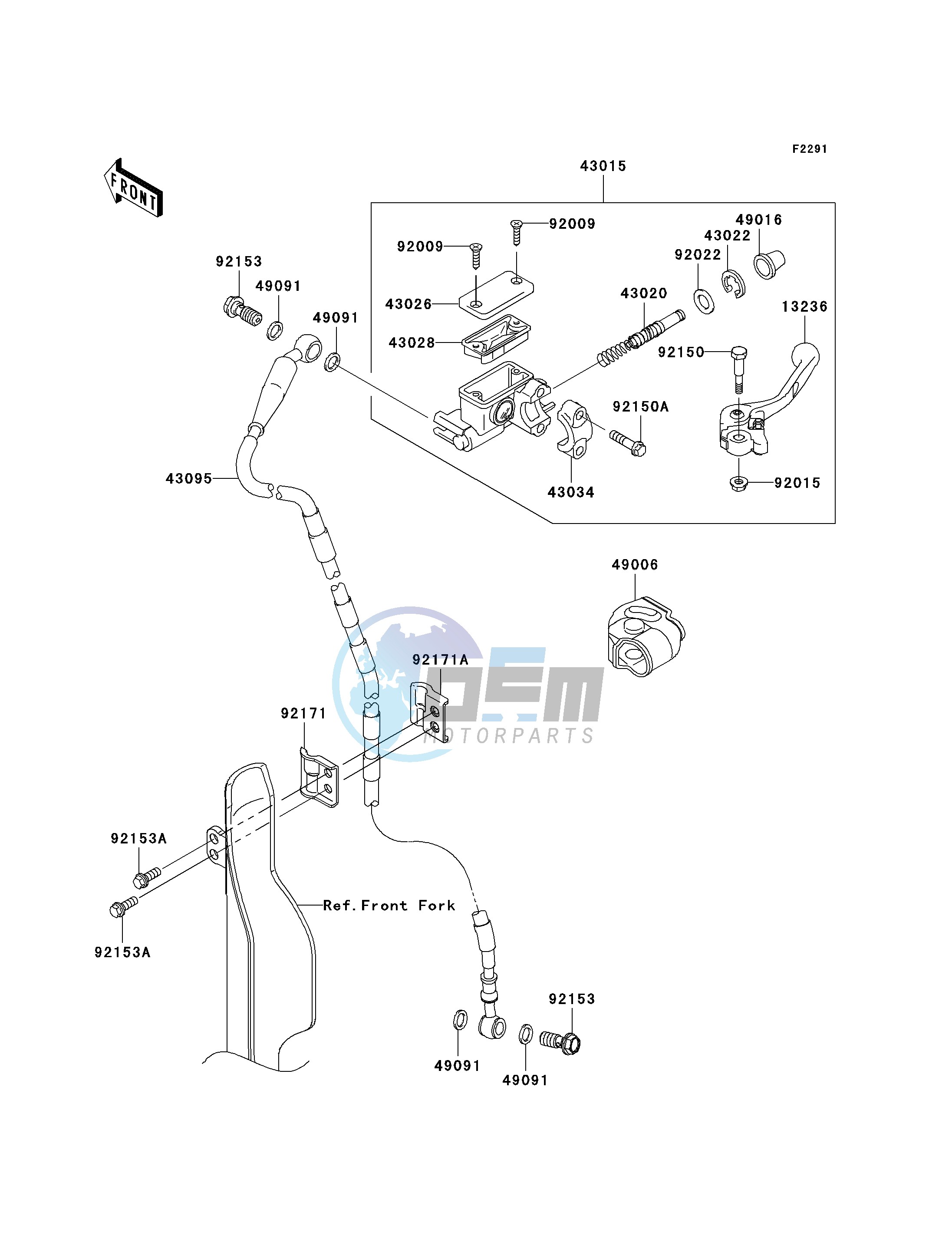 FRONT MASTER CYLINDER