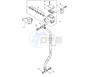 YZ LC-LW 80 drawing FRONT MASTER CYLINDER