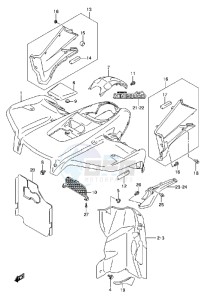 LT-A750X drawing FRONT FENDER (LT-A750XL3 P17)