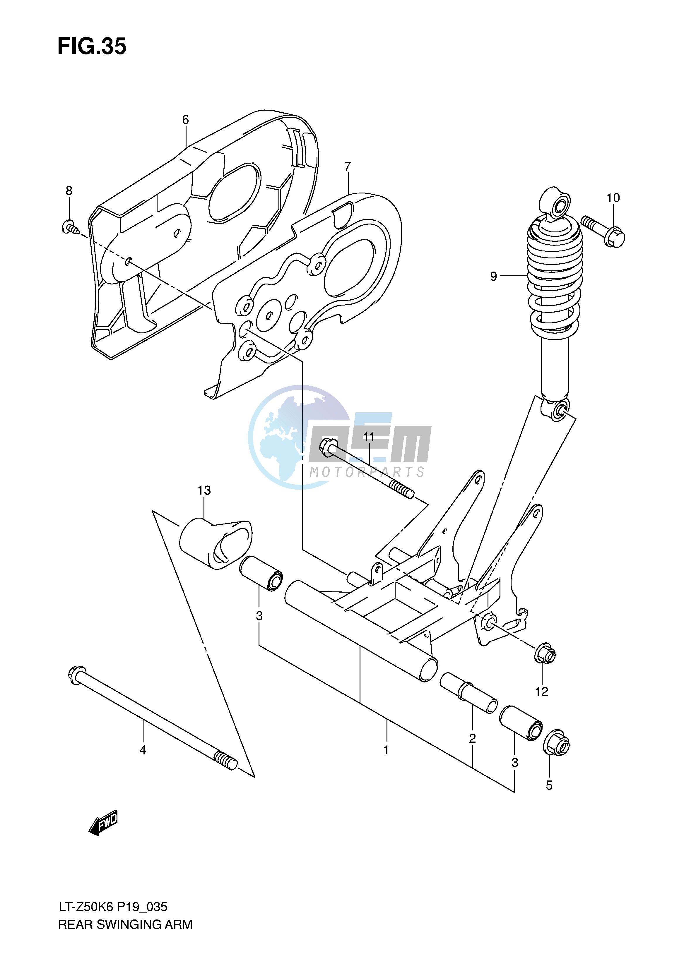 REAR SWINGINGARM