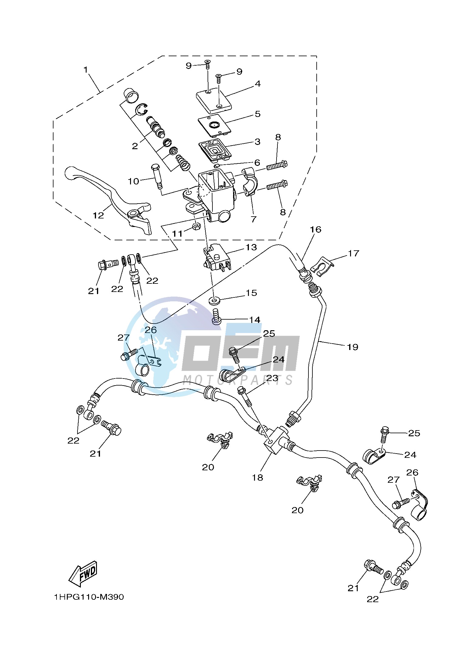 FRONT MASTER CYLINDER