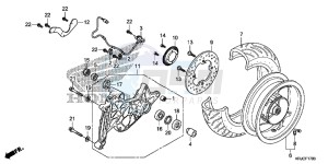 FES125C drawing REAR WHEEL