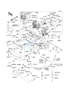 KVF 650 F [BRUTE FORCE 650 4X4I] (F6F-F9F ) F7F drawing CARBURETOR