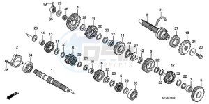 CBR600RR9 Europe Direct - (ED / MME) drawing TRANSMISSION