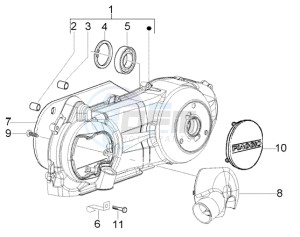 Fly 125 4t drawing Crankcase Cooling