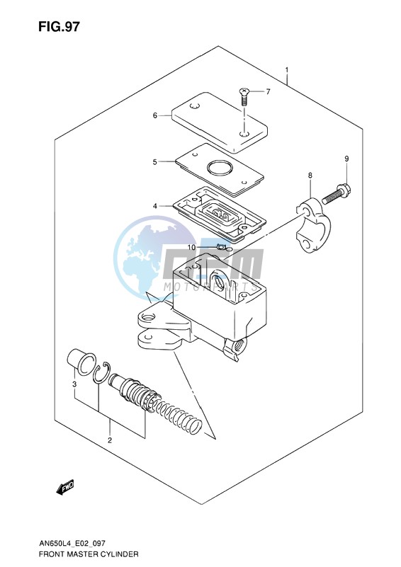 FRONT MASTER CYLINDER