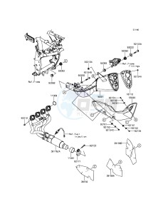 Z800 ZR800CFF UF (UK FA) XX (EU ME A(FRICA) drawing Muffler(s)