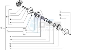 Stalker 50 drawing Driven pulley