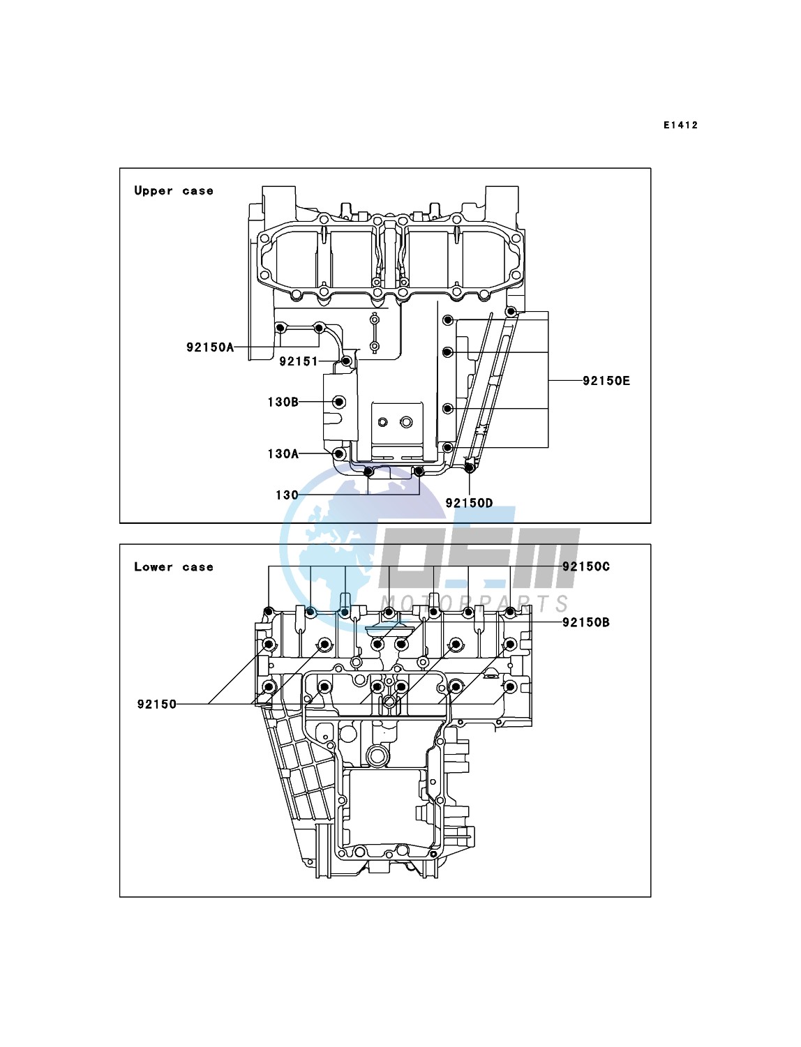 Crankcase Bolt Pattern