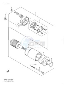 DL 650 V-STROM EU-UK drawing STARTING MOTOR