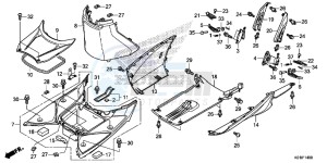 SH125E SH125 E drawing FLOOR STEP/UNDER COVER