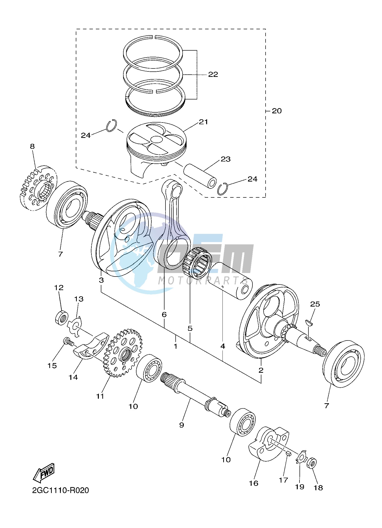 CRANKSHAFT & PISTON