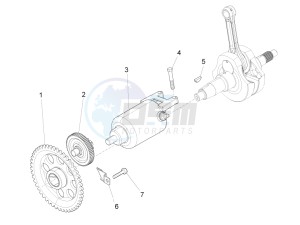 RS4 125 4T (AU, CA, EU, HK, J, RU, S, USA) drawing Starter / Electric starter