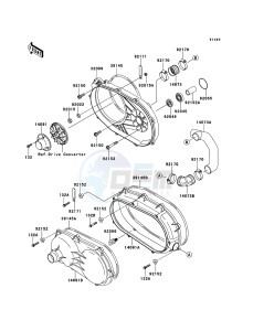 MULE_4010_TRANS_4X4_DIESEL KAF950GDF EU drawing Converter Cover