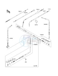 KLF 250 A [BAYOU 250] (A6F-A9F) A8F drawing CABLES