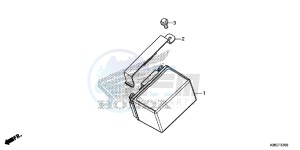 MSX125AH Europe Direct - (ED) drawing BATTERY