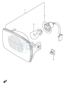 LT-F160 (P24) drawing HEADLAMP