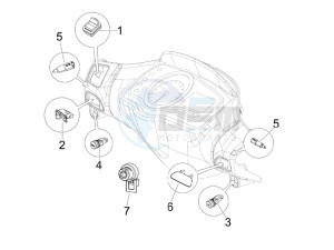 NRG 50 power DT serie speciale drawing Selectors - Switches - Buttons