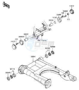 ZG 1200 A [VOYAGER XII] (A1) [VOYAGER XII] drawing SWING ARM