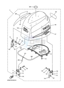 LF250TXR drawing FAIRING-UPPER