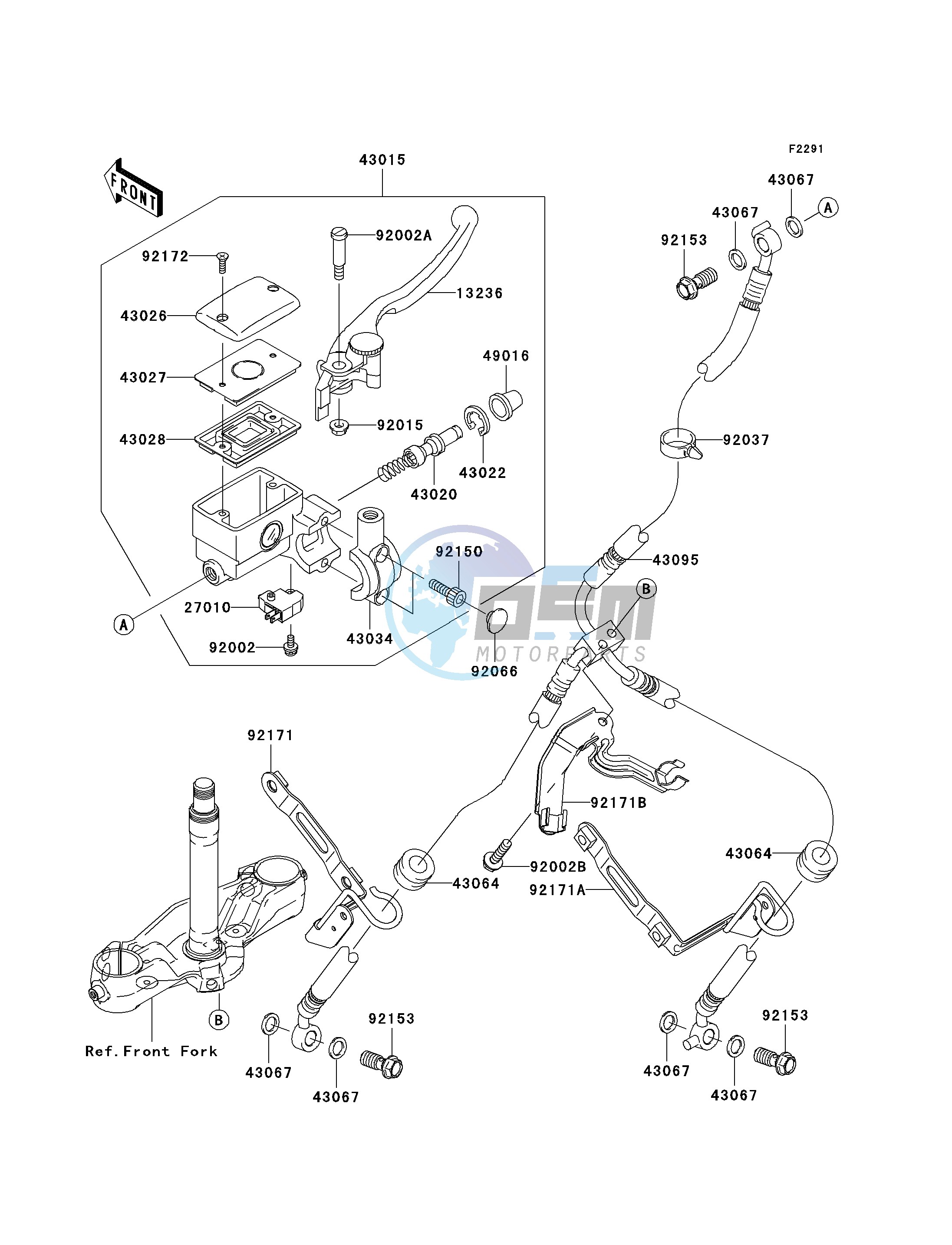 FRONT MASTER CYLINDER