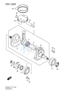 RMX450 drawing CRANKSHAFT