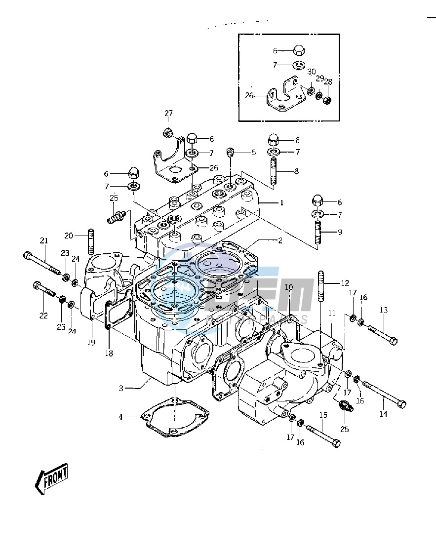 CYLINDER HEAD_CYLINDER -- 77-78 A1_A1A_A2- -