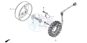 CB1300 CB1300SUPER FOUR drawing GENERATOR