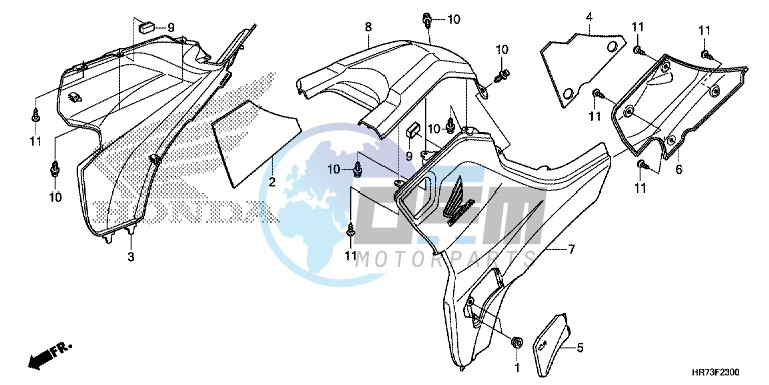 SIDE COVER/TANK COVER