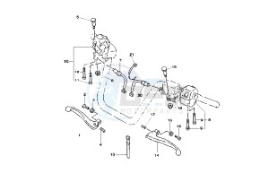 YP MAJESTY DX 250 drawing HANDLE SWITCH – LEVER