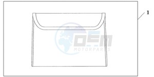 GL1800A ED drawing INNER TRUNK POUCH