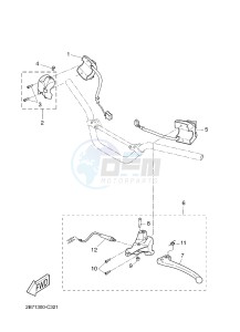 CW50N BW'S (2B7K) drawing HANDLE SWITCH & LEVER