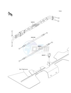 KRF 750 F [TERYX 750 4X4 NRA OUTDOORS] (F8F) C9FB drawing CABLES