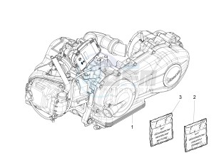 LXV 150 4T 3V E3 (APAC) (CN, RI, VT) drawing Engine, assembly