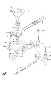 DF 175 drawing Throttle Rod