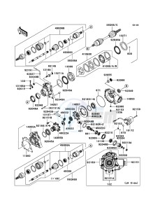 KVF650 4x4 KVF650D7F EU GB drawing Drive Shaft-Front