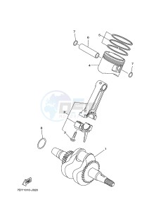 EF1000 84 (7DY3) drawing CRANKSHAFT & PISTON