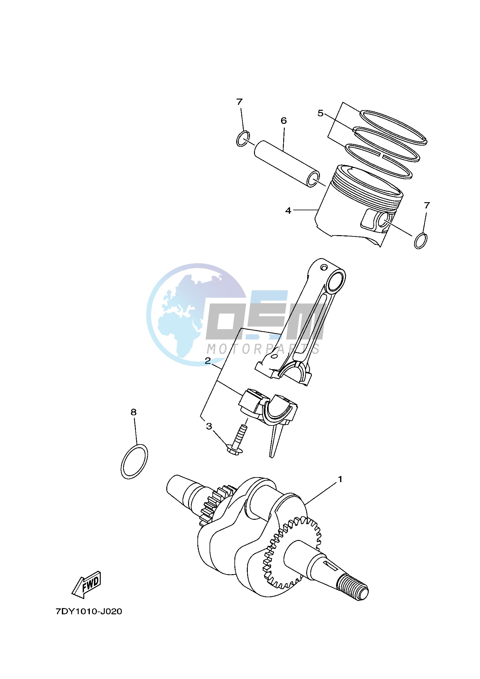 CRANKSHAFT & PISTON