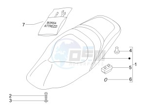 Nexus 250 e3 drawing Saddle seats - Tool roll