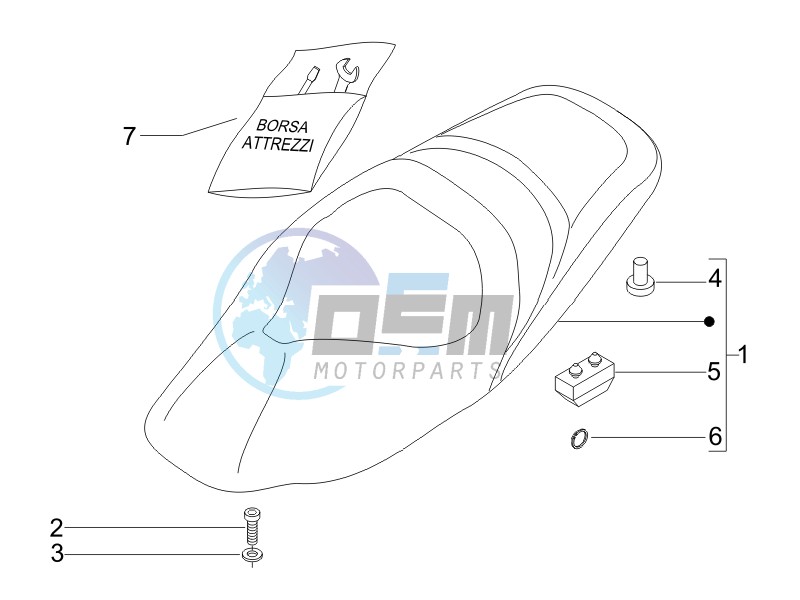 Saddle seats - Tool roll