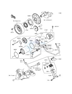 Z800 ZR800AGF FR GB XX (EU ME A(FRICA) drawing Starter Motor