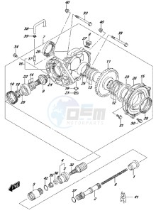 LT-A500XP drawing FINAL BEVEL GEAR (REAR)