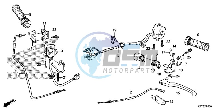 HANDLE LEVER/SWITCH/CABLE