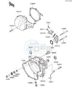 KX 60 B [KX60] (B1-B4) [KX60] drawing ENGINE COVER-- S- -