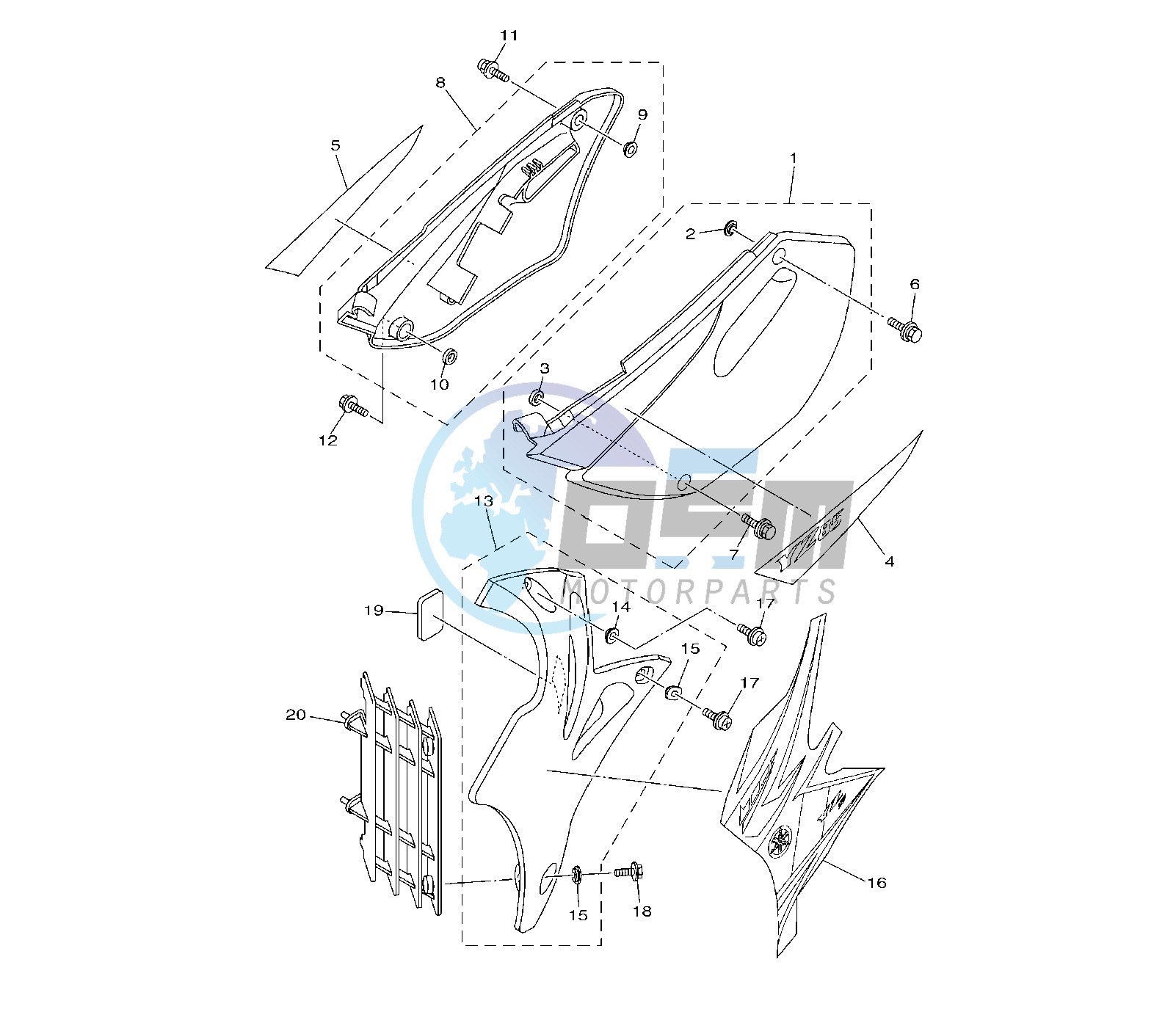 SIDE COVER 5P+G7975AV-X-HV-X