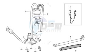 Pegaso Strada-Trail 650 ie drawing Fuel pump cpl.