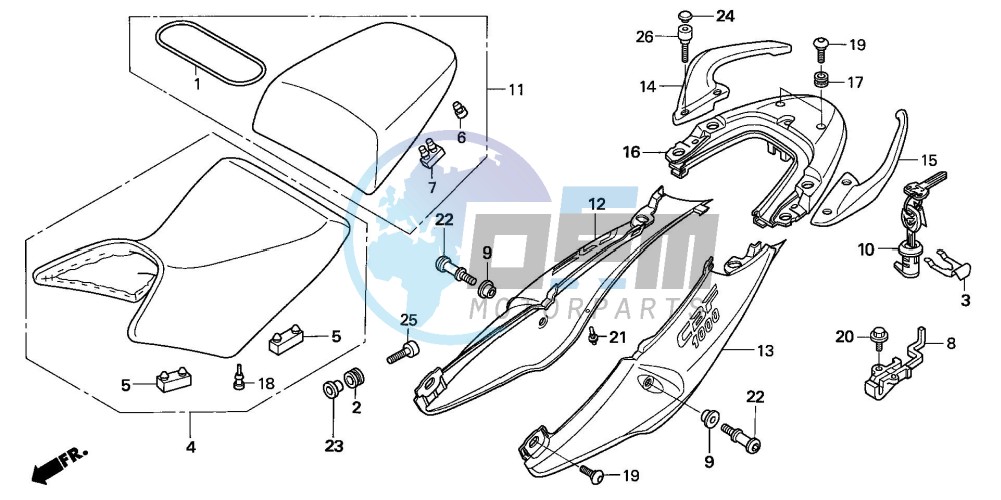 SEAT/SEAT COWL